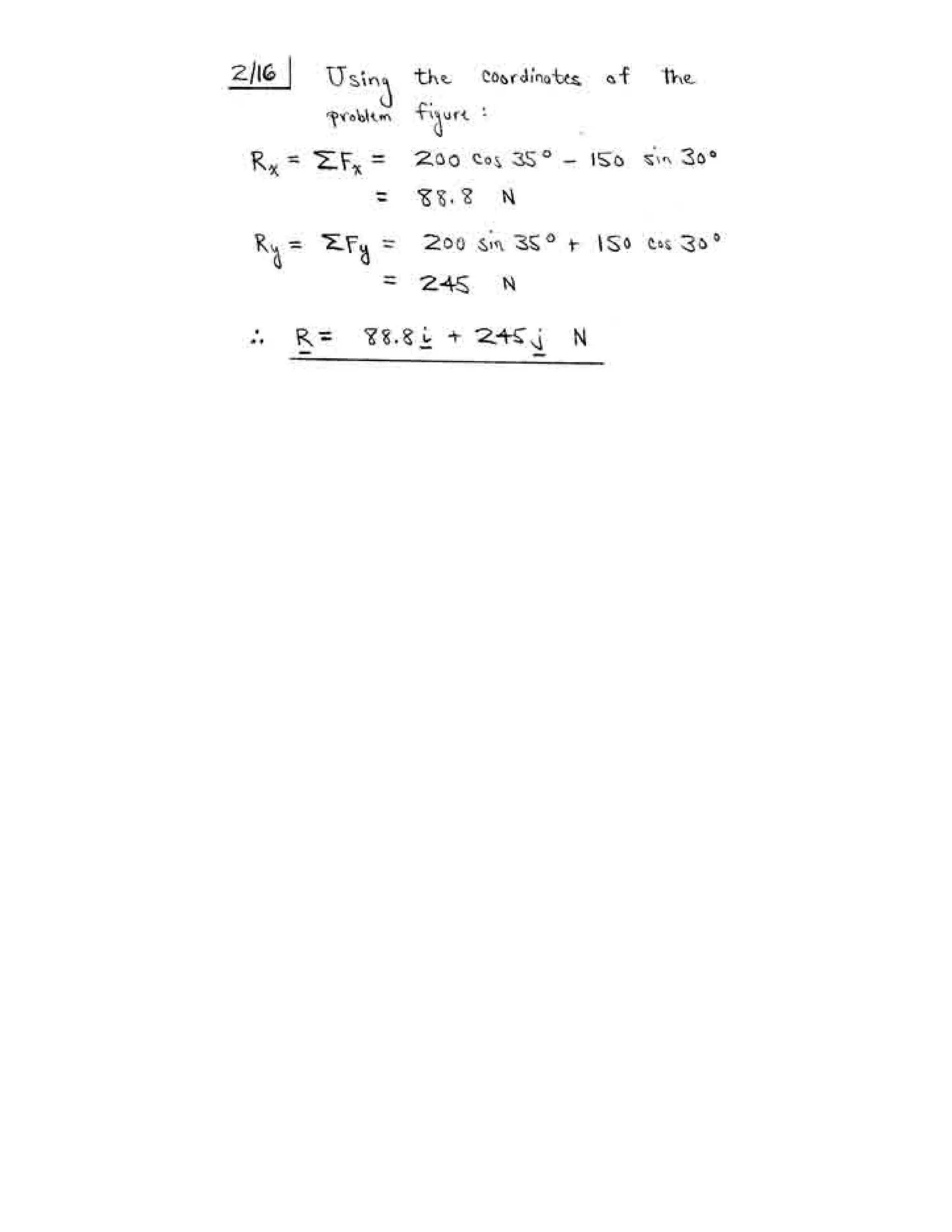 Engineering mechanics statics j.l.meriam-l.g.kraige-solution manual (5th ed)