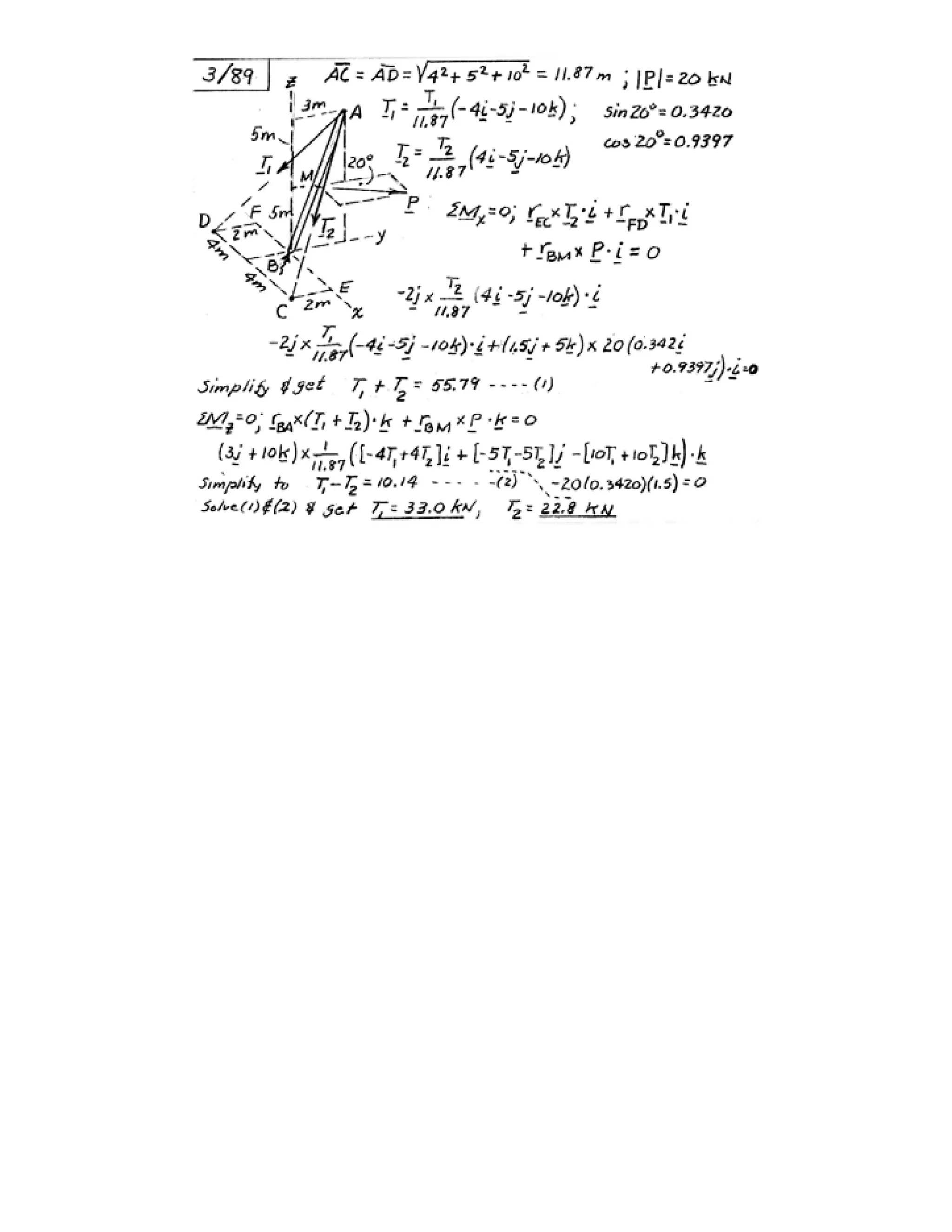 Engineering mechanics statics j.l.meriam-l.g.kraige-solution manual (5th ed)