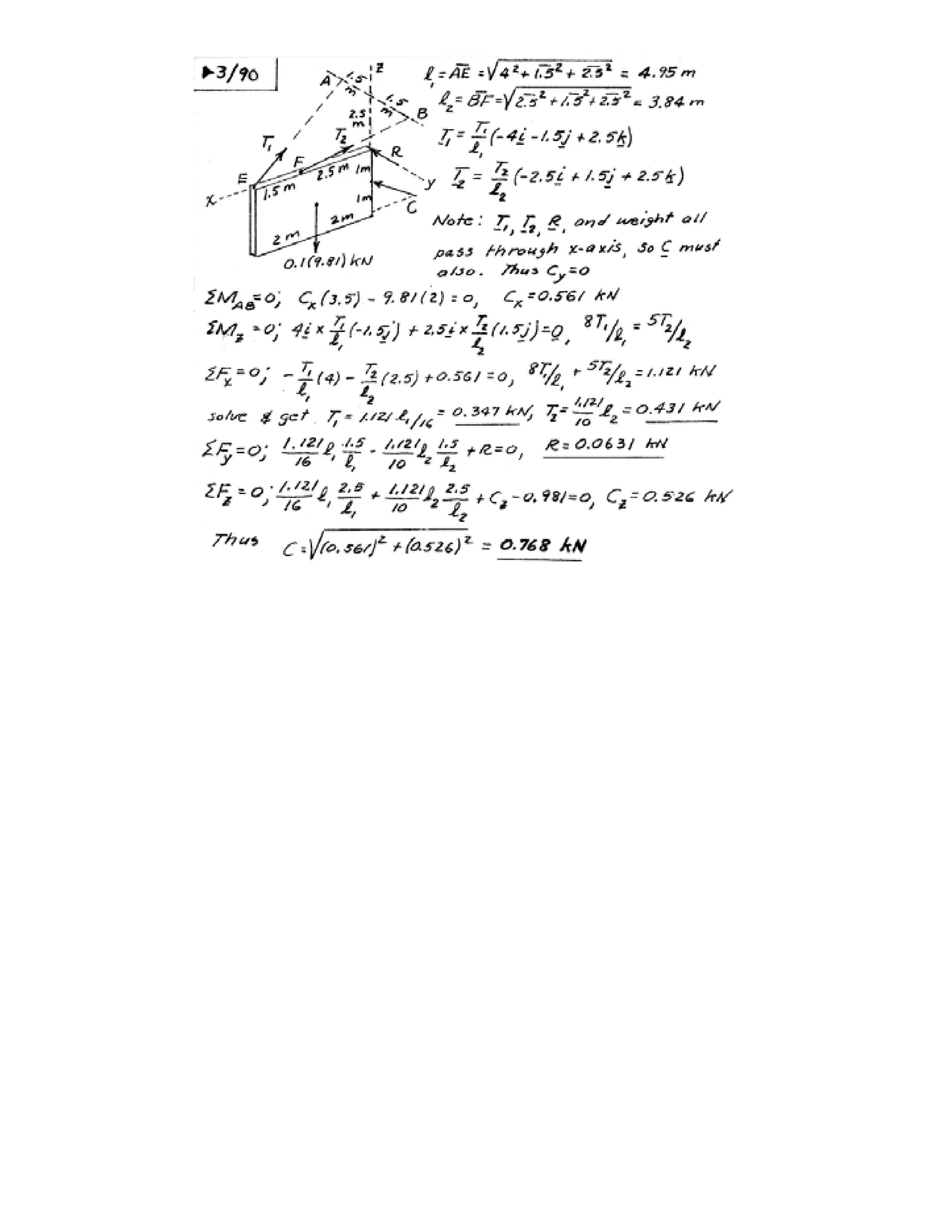 Engineering mechanics statics j.l.meriam-l.g.kraige-solution manual (5th ed)