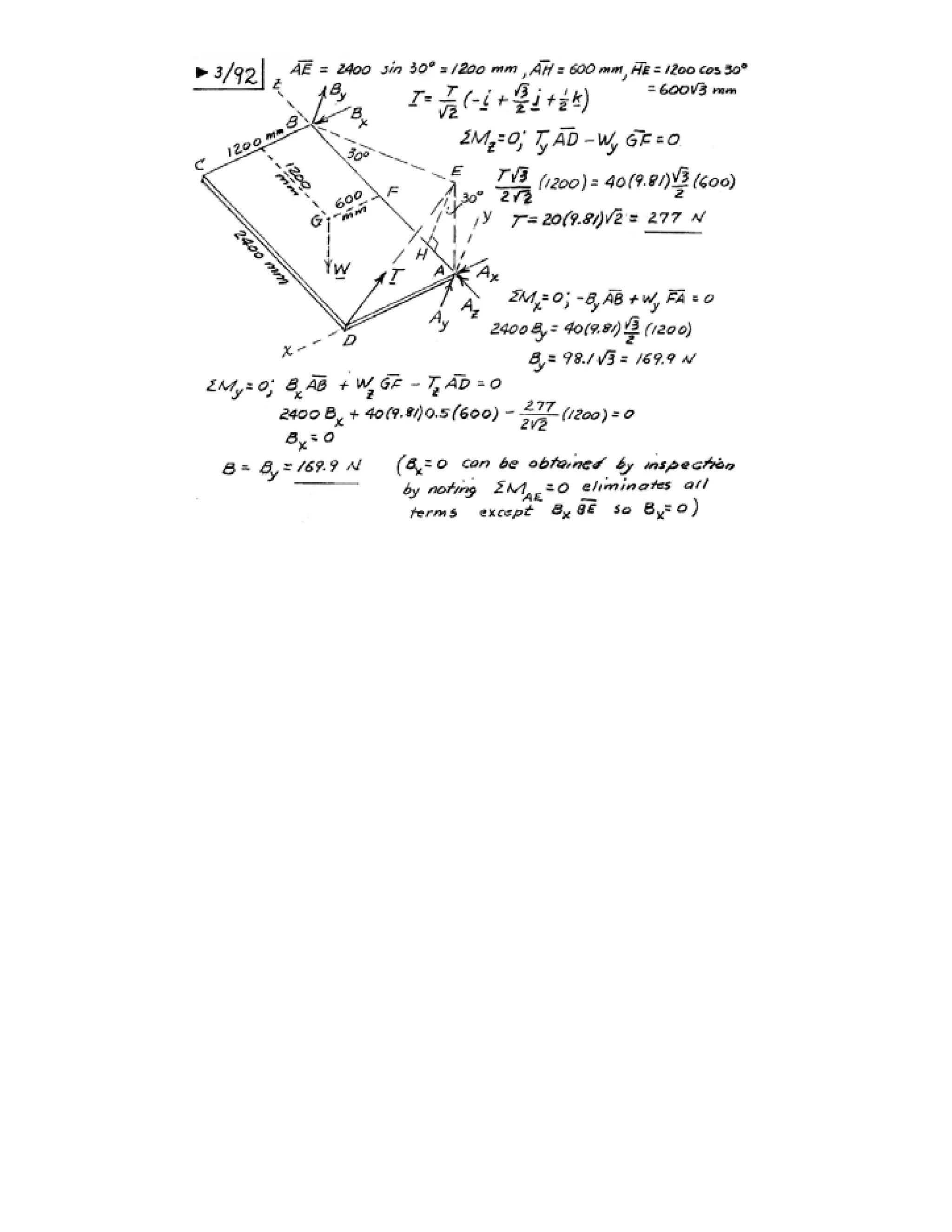 Engineering mechanics statics j.l.meriam-l.g.kraige-solution manual (5th ed)
