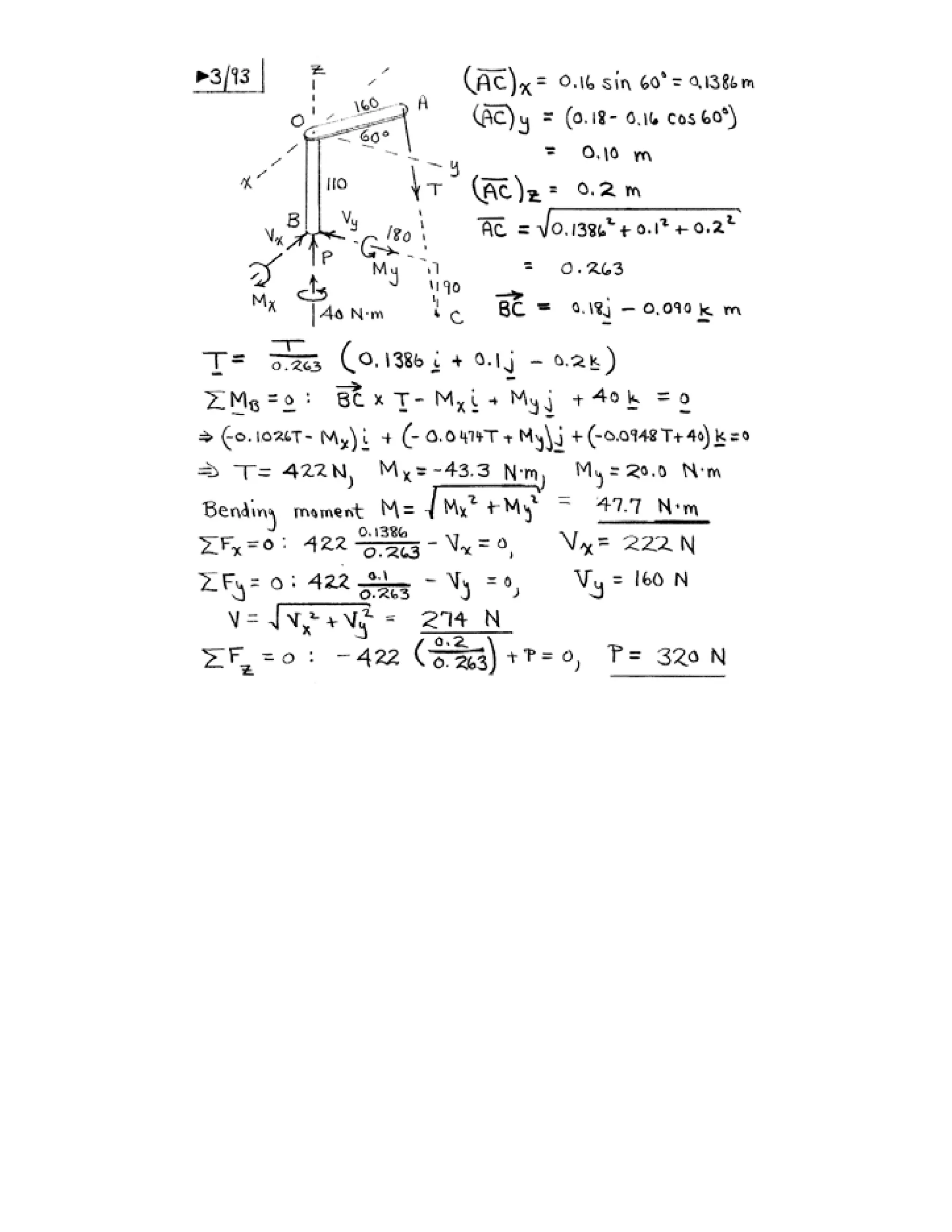 Engineering mechanics statics j.l.meriam-l.g.kraige-solution manual (5th ed)