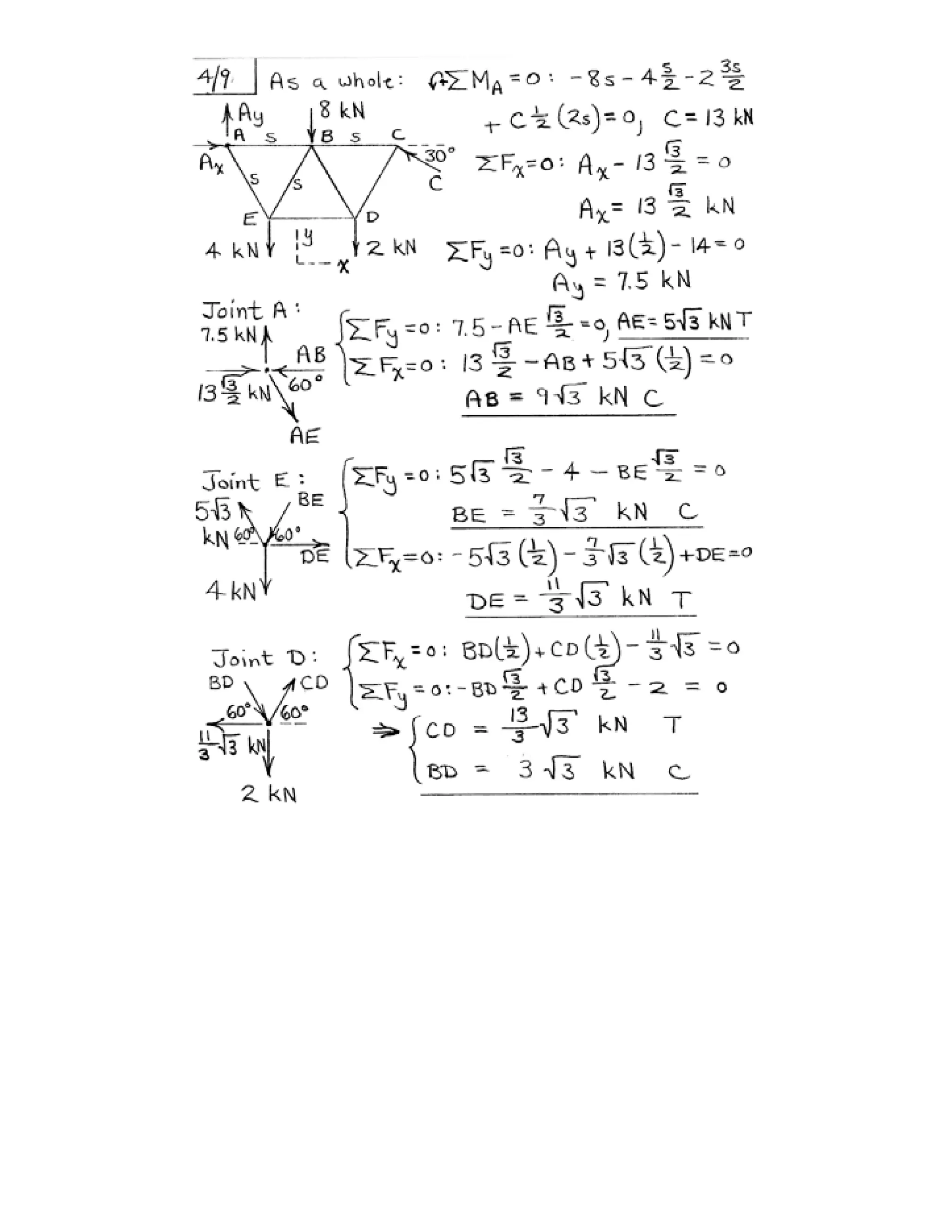 Engineering mechanics statics j.l.meriam-l.g.kraige-solution manual (5th ed)