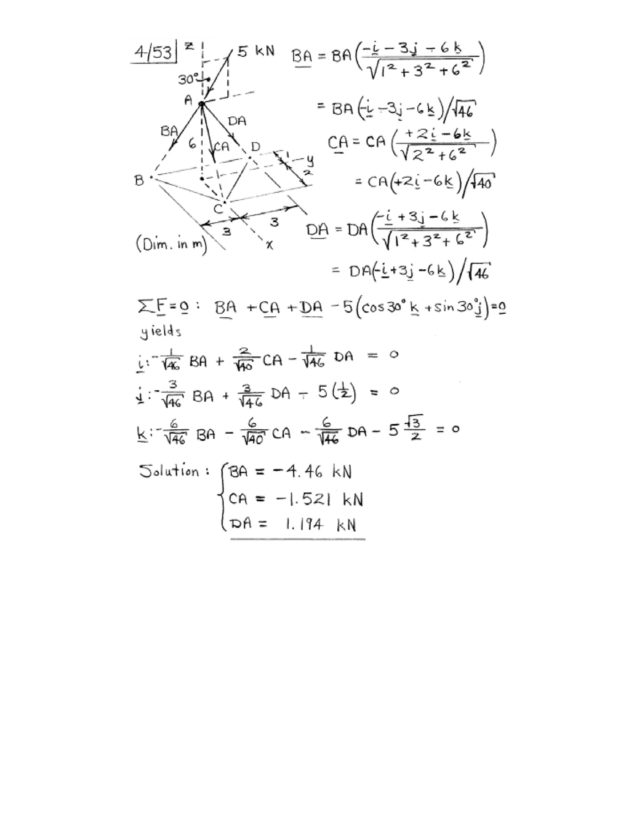 Engineering mechanics statics j.l.meriam-l.g.kraige-solution manual (5th ed)
