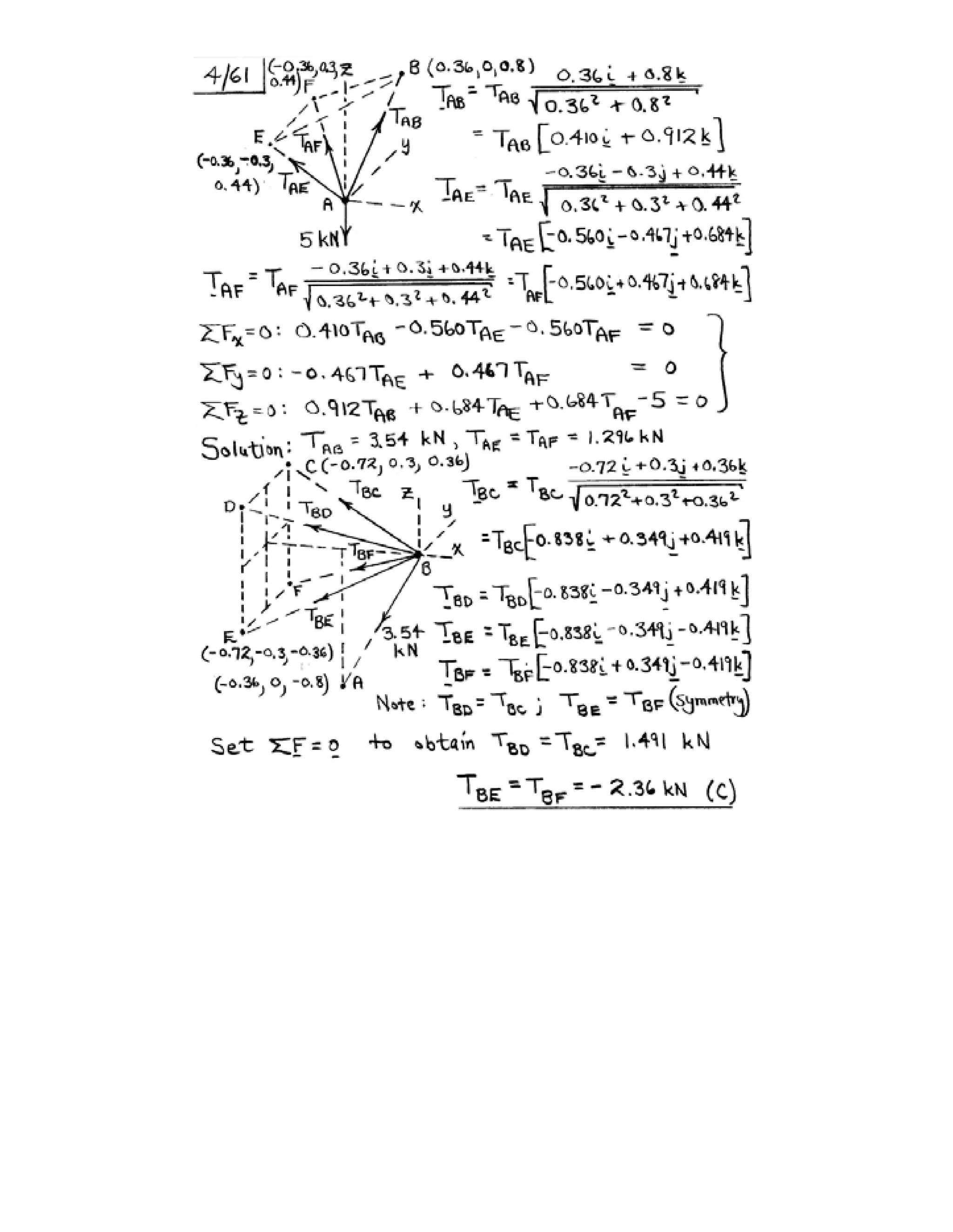 Engineering mechanics statics j.l.meriam-l.g.kraige-solution manual (5th ed)