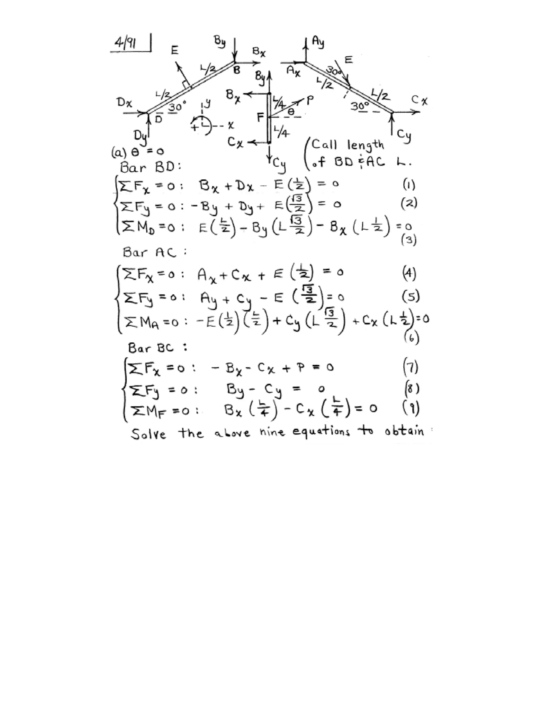 Engineering mechanics statics j.l.meriam-l.g.kraige-solution manual (5th ed)
