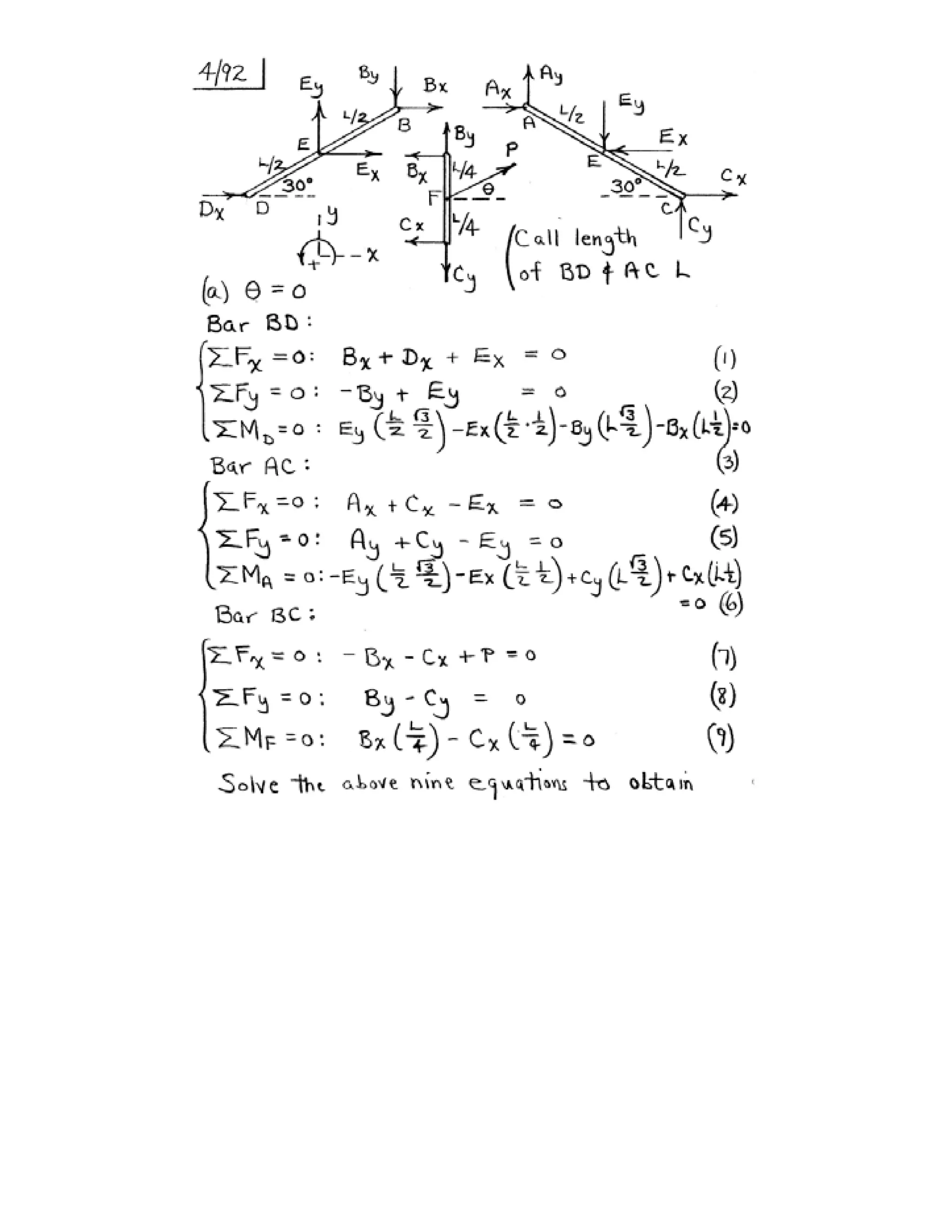 Engineering mechanics statics j.l.meriam-l.g.kraige-solution manual (5th ed)