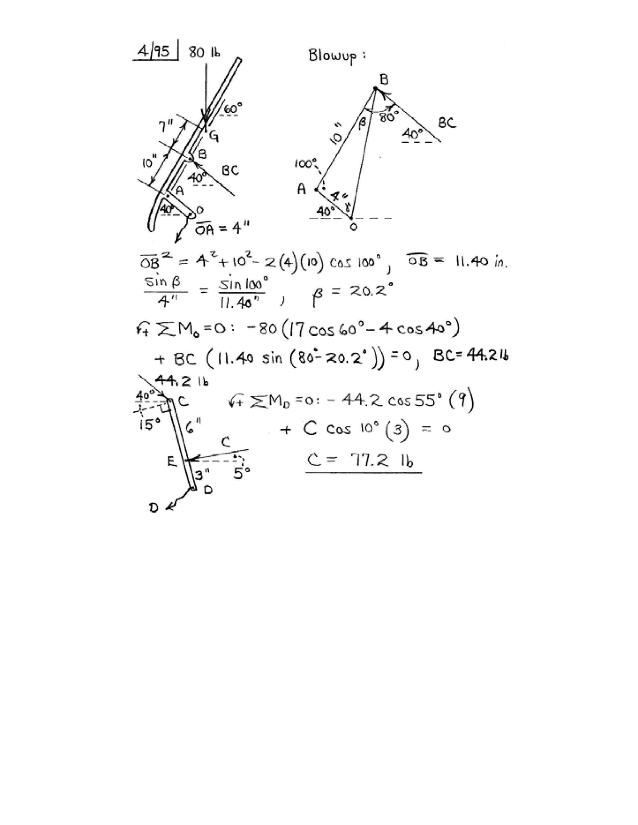 Engineering mechanics statics j.l.meriam-l.g.kraige-solution manual (5th ed)