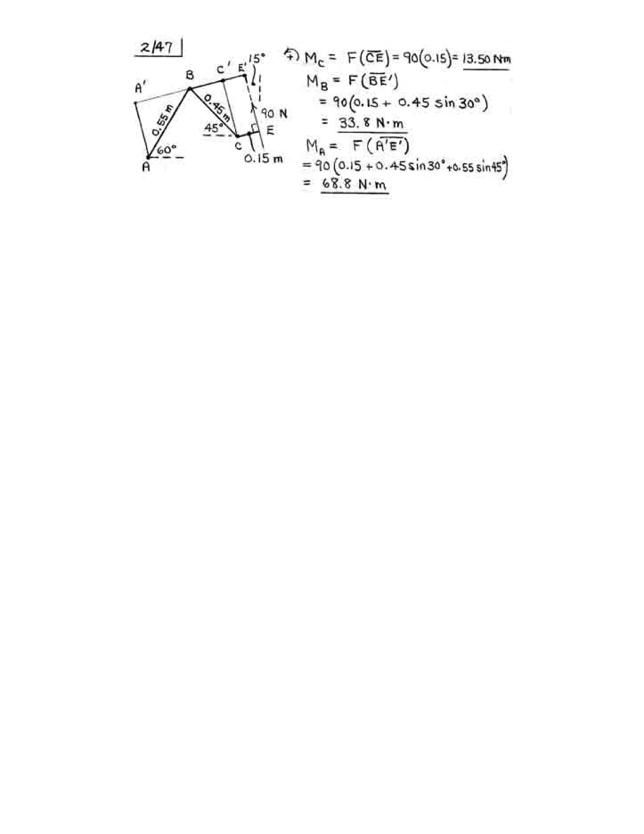 Engineering mechanics statics j.l.meriam-l.g.kraige-solution manual (5th ed)