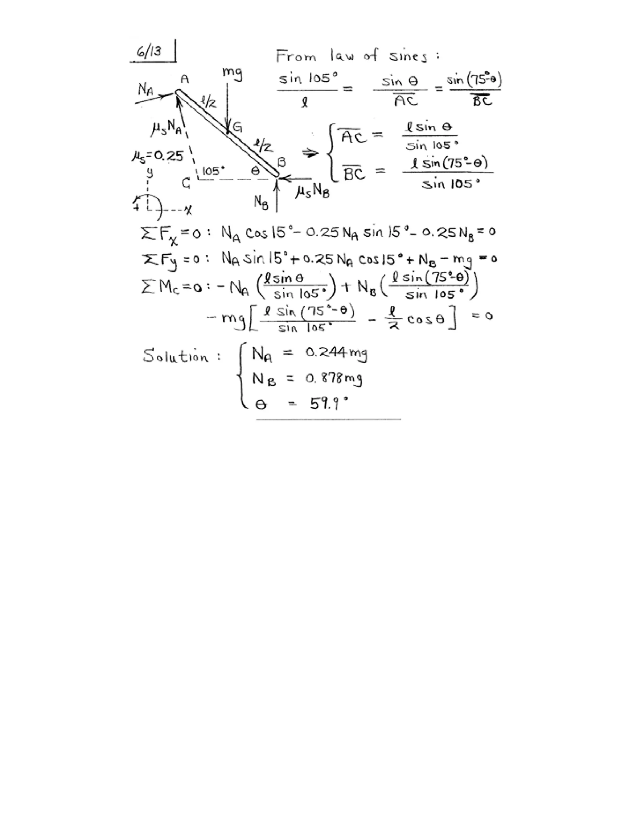 Engineering mechanics statics j.l.meriam-l.g.kraige-solution manual (5th ed)