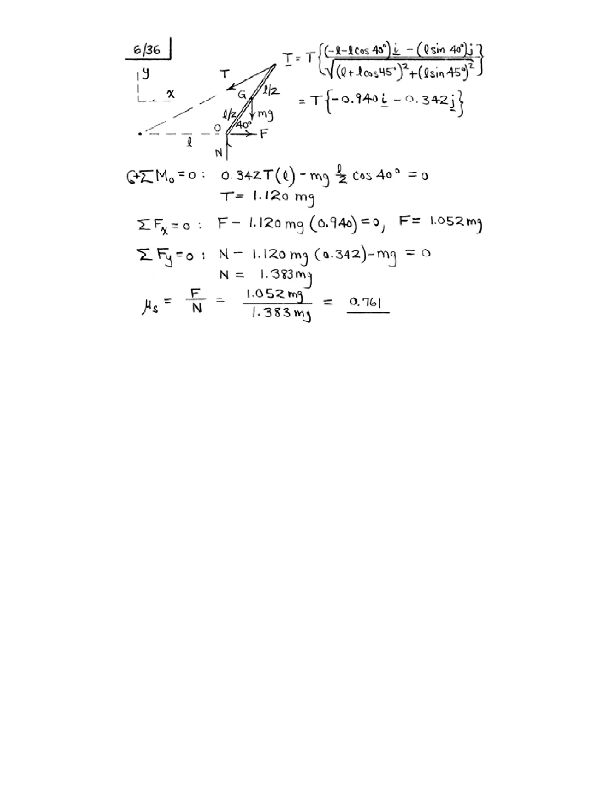Engineering mechanics statics j.l.meriam-l.g.kraige-solution manual (5th ed)