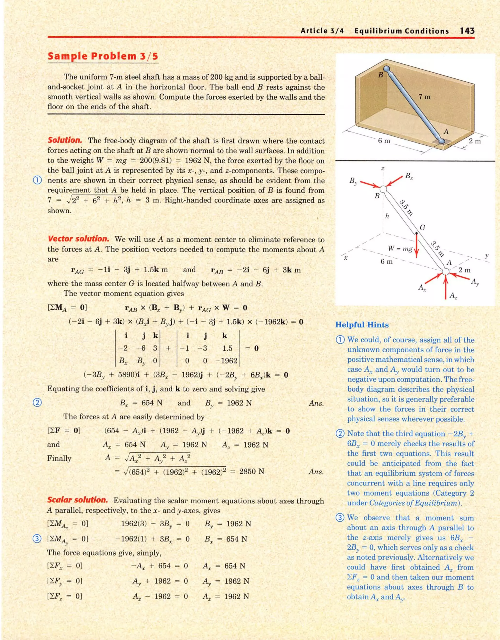 Engineering mechanics statics meriam and kraige (5th ed)