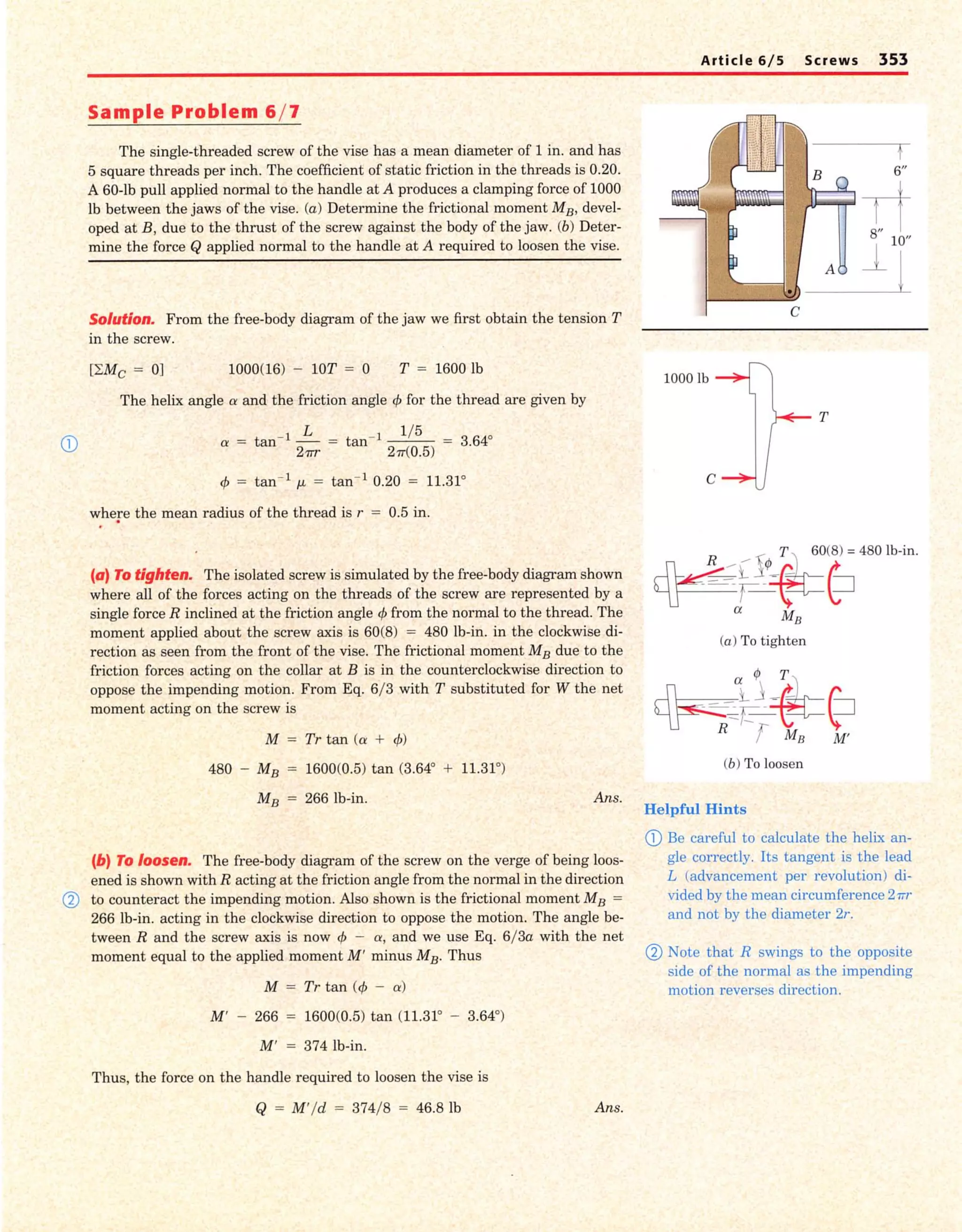 Engineering mechanics statics meriam and kraige (5th ed)