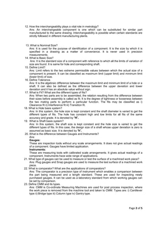 Engineering Metrology Pdf Engineering Metrology Pdf