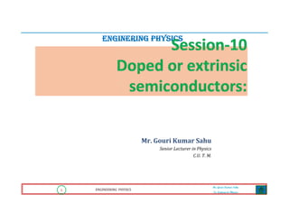 1 ENGINEERING PHYSICS
Mr. Gouri Kumar Sahu
Sr. Lecturer in Physics.
1 ENGINEERING PHYSICS
Mr. Gouri Kumar Sahu
Sr. Lecturer in Physics.
ENGINERING PHYSICSENGINERING PHYSICSENGINERING PHYSICSENGINERING PHYSICSENGINERING PHYSICSENGINERING PHYSICSENGINERING PHYSICSENGINERING PHYSICS
Mr. Gouri Kumar Sahu
Senior Lecturer in Physics
C.U. T. M.
 
