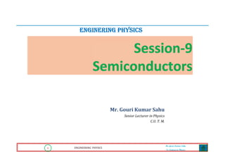 1 ENGINEERING PHYSICS
Mr. Gouri Kumar Sahu
Sr. Lecturer in Physics.
1 ENGINEERING PHYSICS
Mr. Gouri Kumar Sahu
Sr. Lecturer in Physics.
ENGINERING PHYSICSENGINERING PHYSICSENGINERING PHYSICSENGINERING PHYSICSENGINERING PHYSICSENGINERING PHYSICSENGINERING PHYSICSENGINERING PHYSICS
Mr. Gouri Kumar Sahu
Senior Lecturer in Physics
C.U. T. M.
 