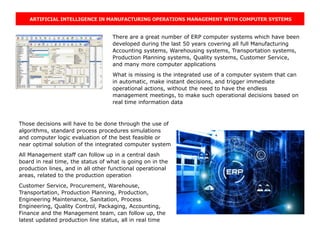 Engineering plant facilities 16 artificial intelligence in ...
