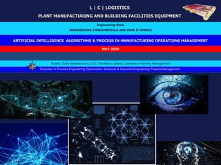 ARTIFICIAL INTELLIGENCE ALGORITHMS & PROCESS IN MANUFACTURING OPERATIONS MANAGEMENT
L | C | LOGISTICS
PLANT MANUFACTURING AND BUILDING FACILITIES EQUIPMENT
Engineering-Book
ENGINEERING FUNDAMENTALS AND HOW IT WORKS
MAY 2020
Expertise in Process Engineering Optimization Solutions & Industrial Engineering Projects Management
Supply Chain Manufacturing & DC Facilities Logistics Operations Planning Management
 