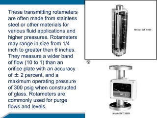 A Presentation on Field Instrumentation. | PPTX