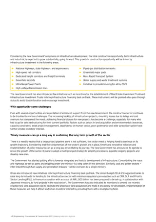 Engineering Procurement & Construction Making India Brick by Brick | PDF
