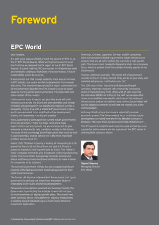 Engineering Procurement & Construction Making India Brick by Brick | PDF
