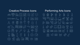 Creative Process Icons Performing Arts Icons
 
