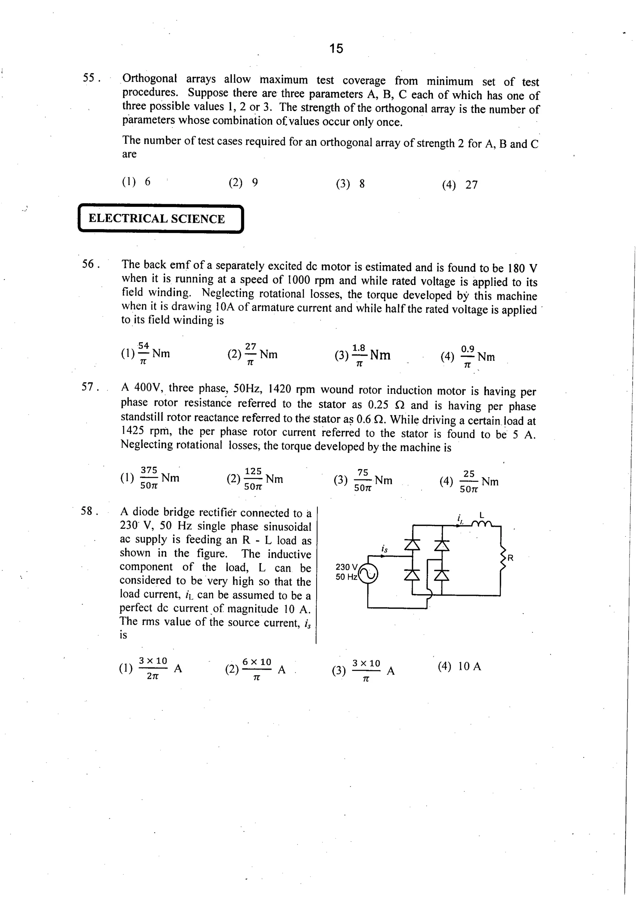 CSIR UGC JRF/NET 2012 DEC ENG SCI