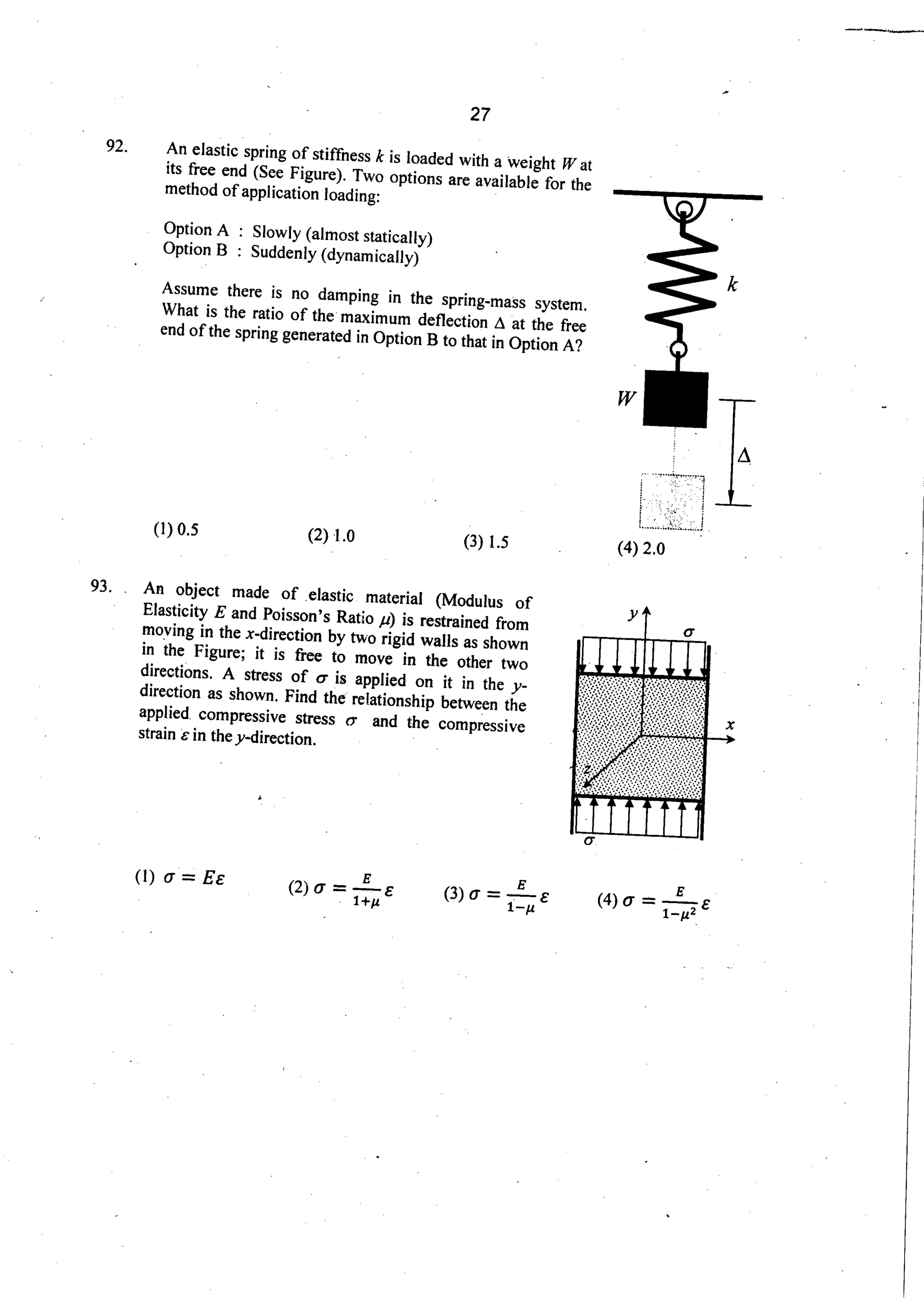 CSIR UGC JRF/NET 2012 DEC ENG SCI