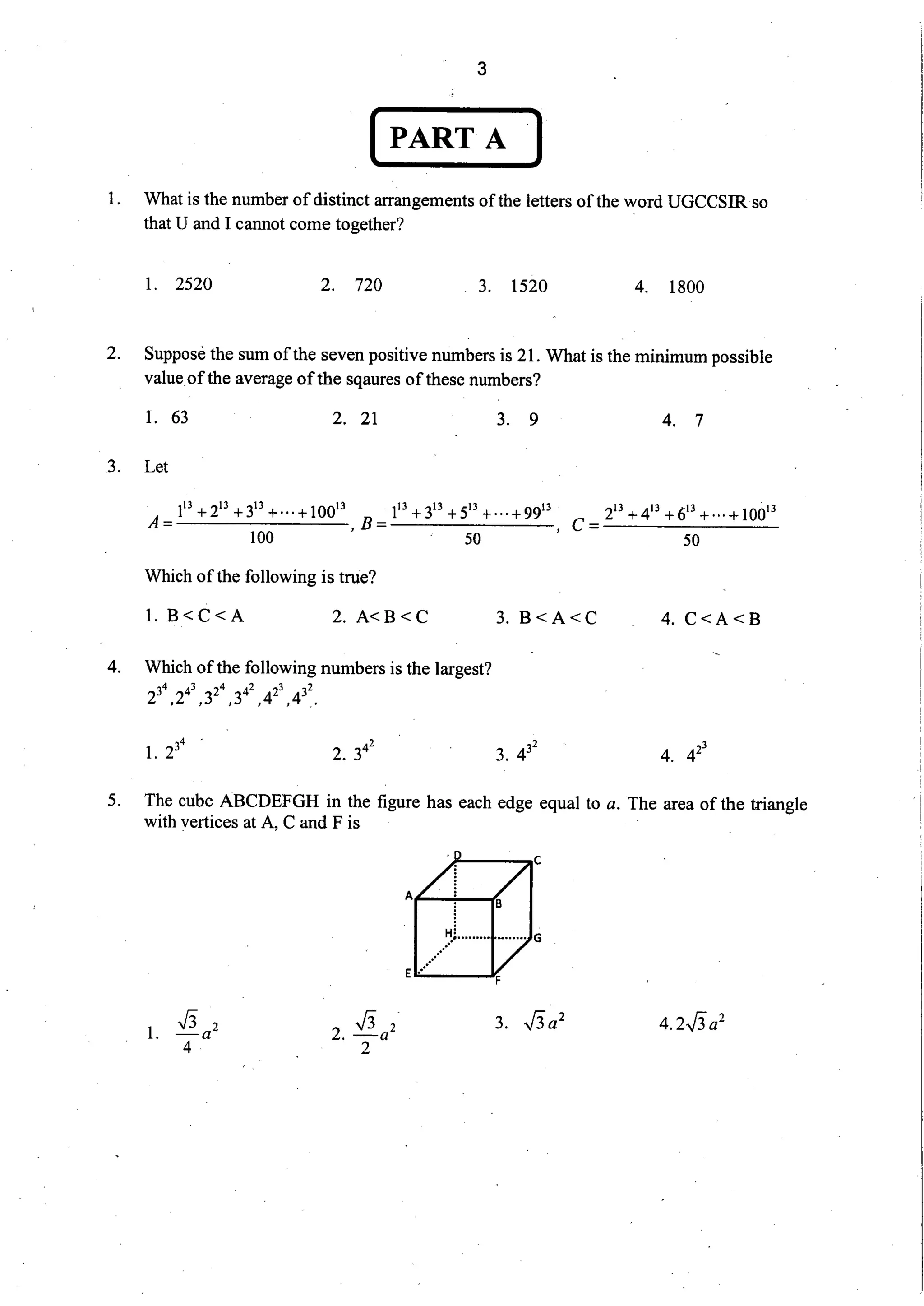 CSIR UGC JRF/NET 2012 DEC ENG SCI