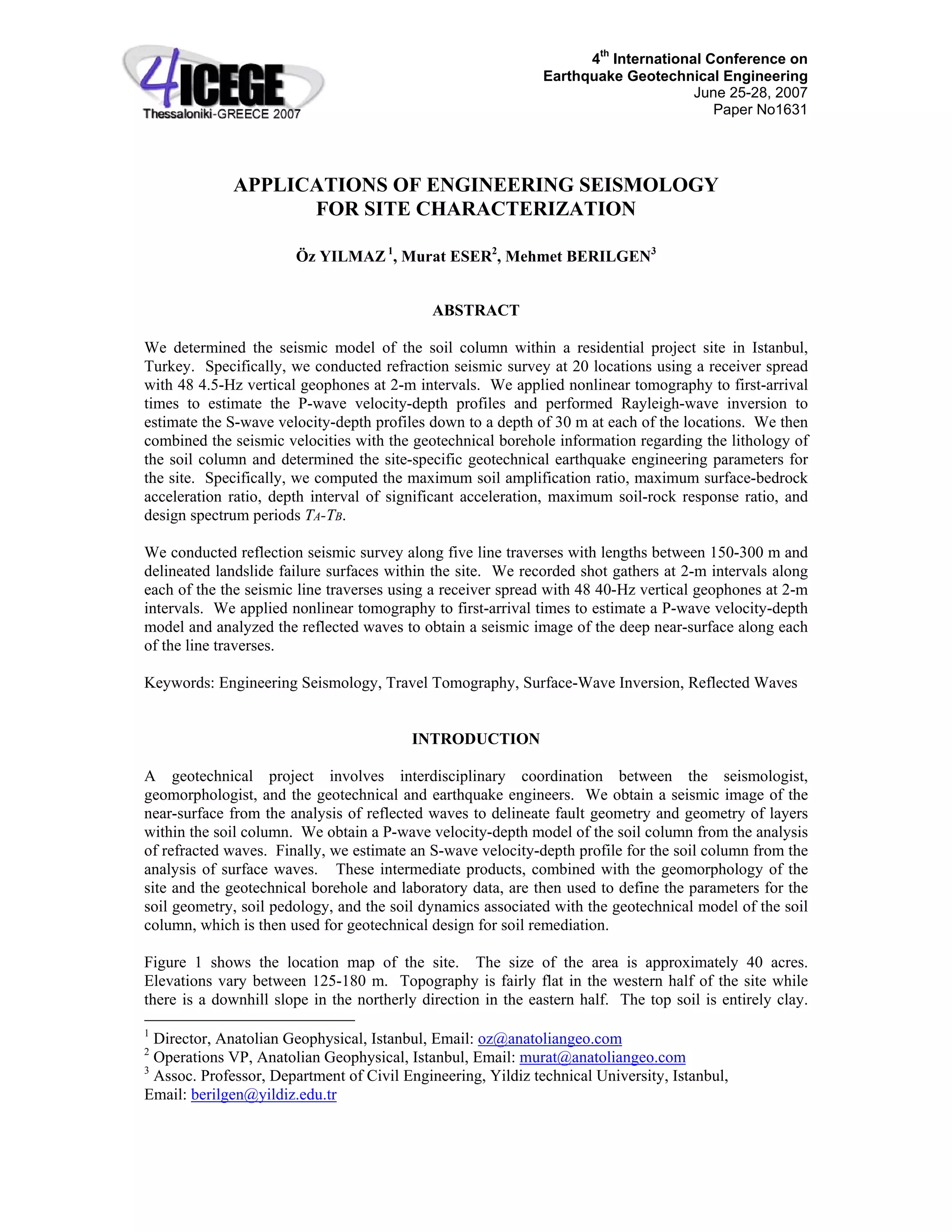 Engineering Seismology | PDF