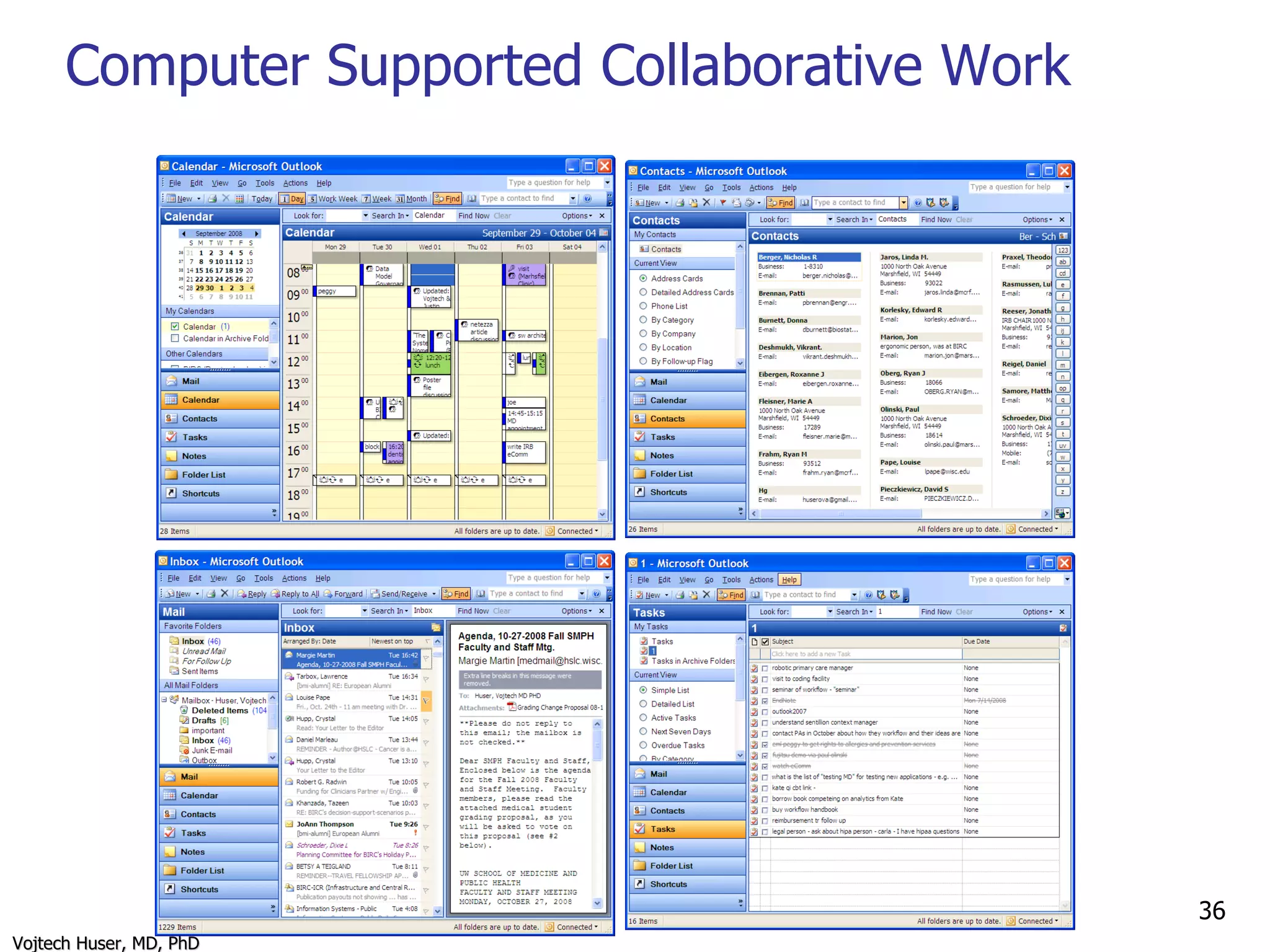 Computer Supported Collaborative Work 