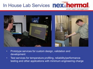 Controlled heat pattern