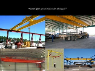 Waarom geen gebruik maken van rolbruggen?
 