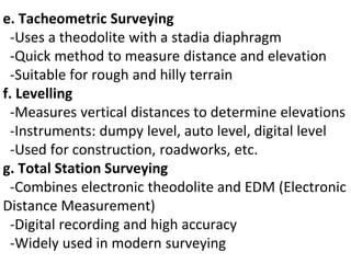 Stadia Auto Level Instrument Engineering survey ch-1.pdf..civil engineering | PDF
