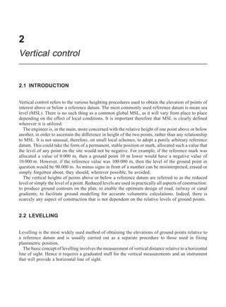 Vertical Control Engineering surveying, 5...ition w. schofield | PDF