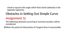 Comprehensive Guide to Route Surveying and Curve Design in Engineering ...