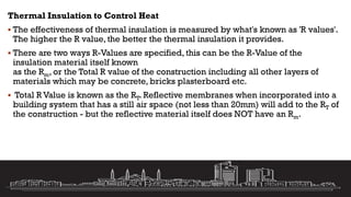 Building envelope and insulation in Building Design.pdf