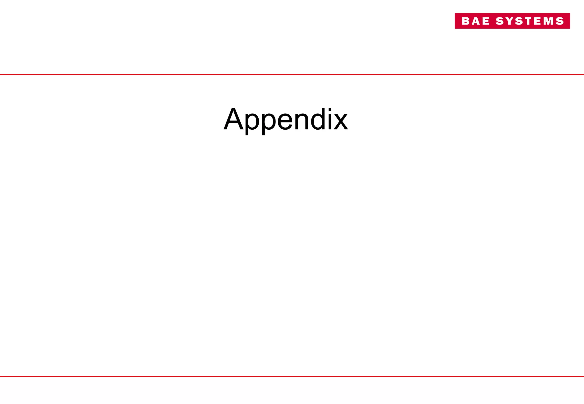 Appendix 