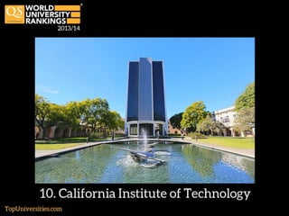 Top 10 Universities for Engineering and Technology