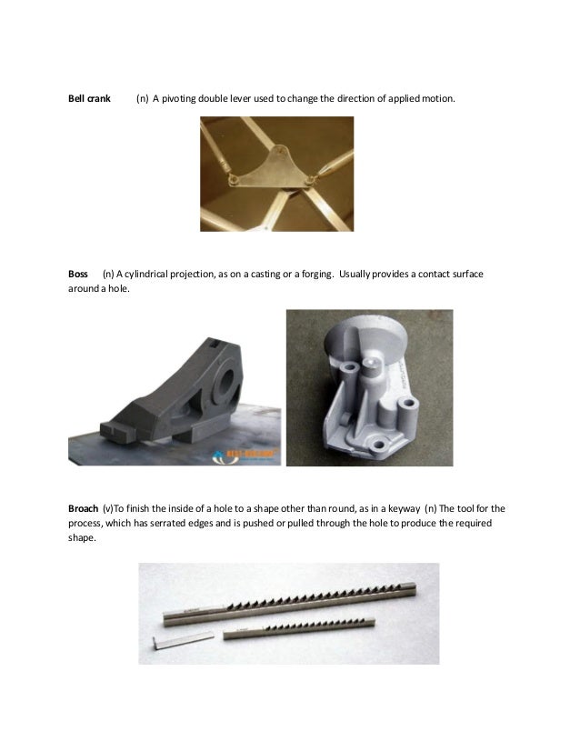 Common Mechanical Engineering Terms
