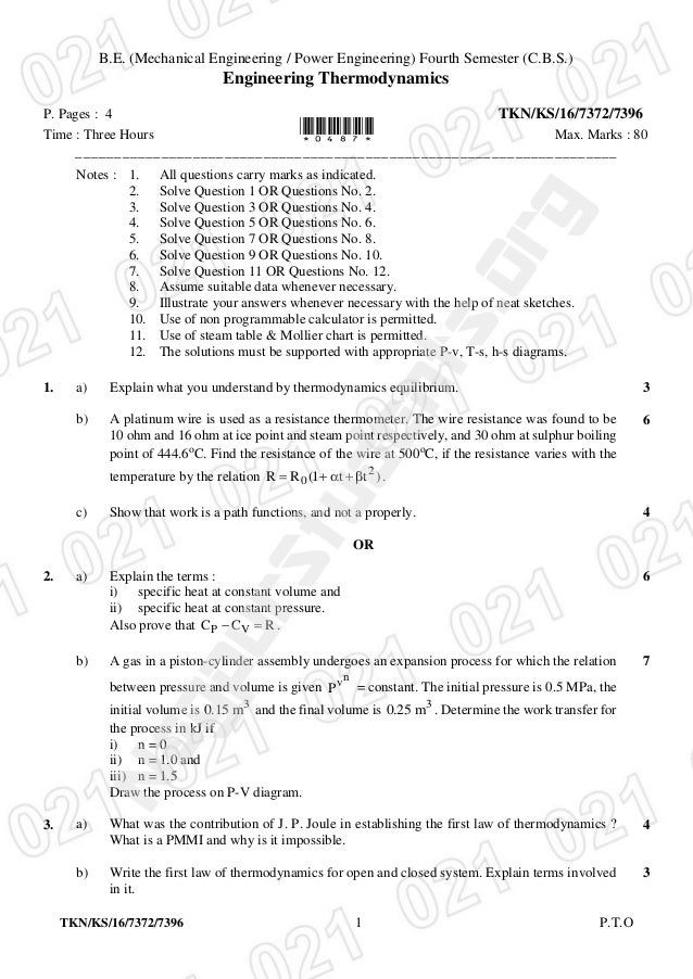 Engineering Thermodynamics