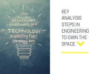 KEY
ANALYSIS
STEPSIN
ENGINEERING
TOOWNTHE
SPACE
 