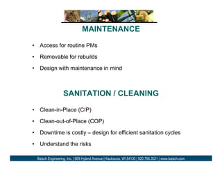 Hygienic Design Risk Cip Engineering To Sanitary Design Standards 0809 Rpp | PDF