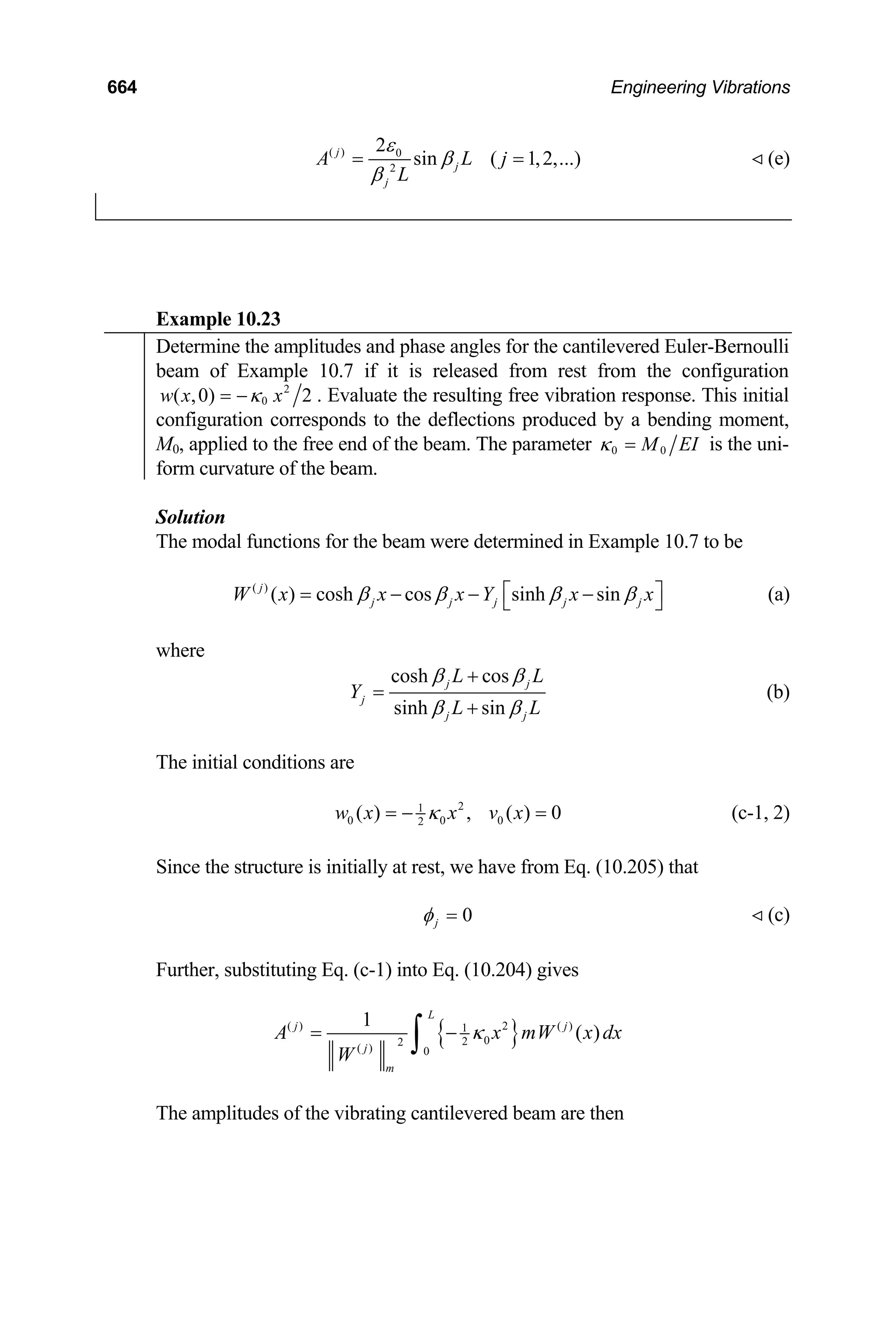 Engineering Vibrations Engineering Vibrations