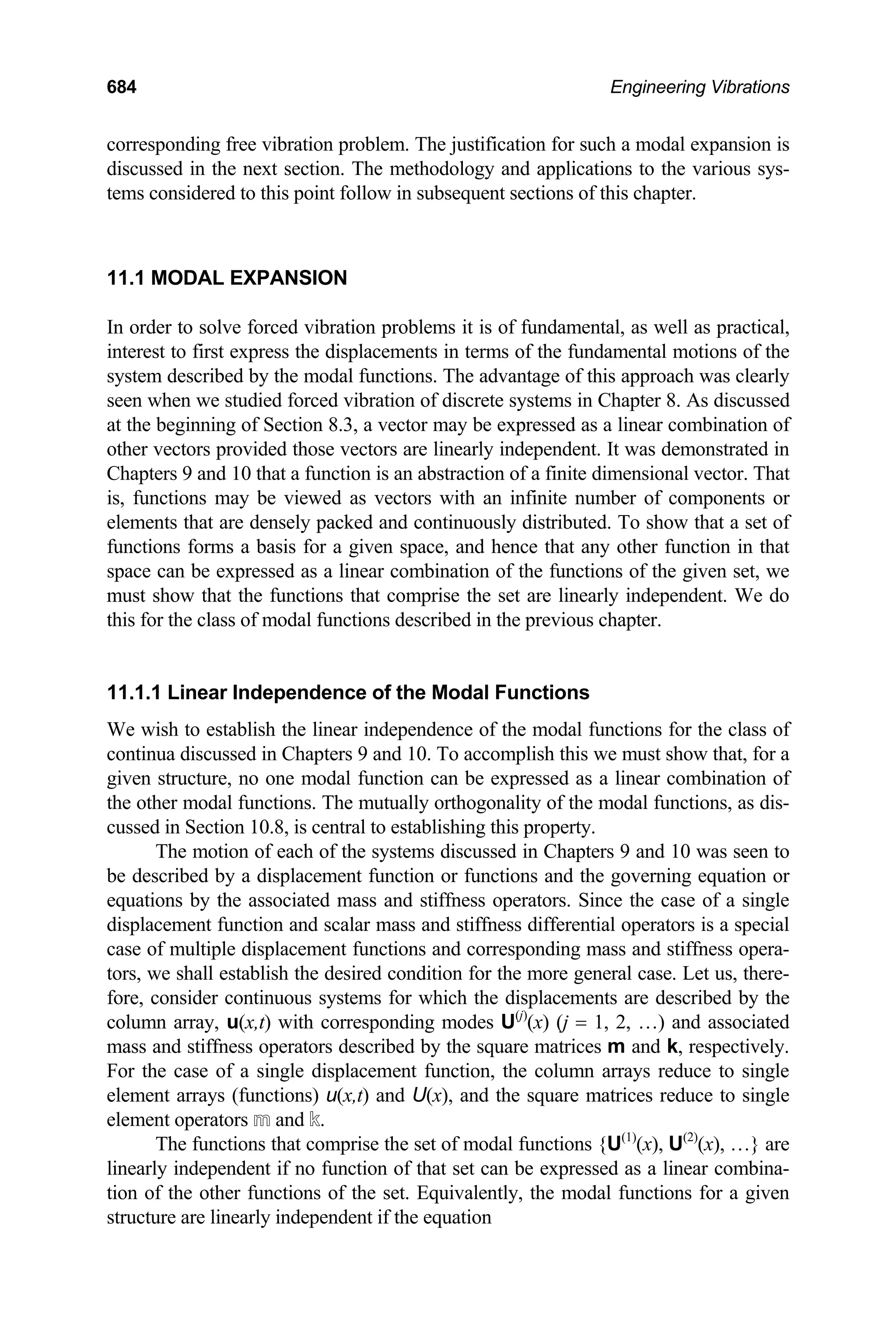 Engineering Vibrations Engineering Vibrations