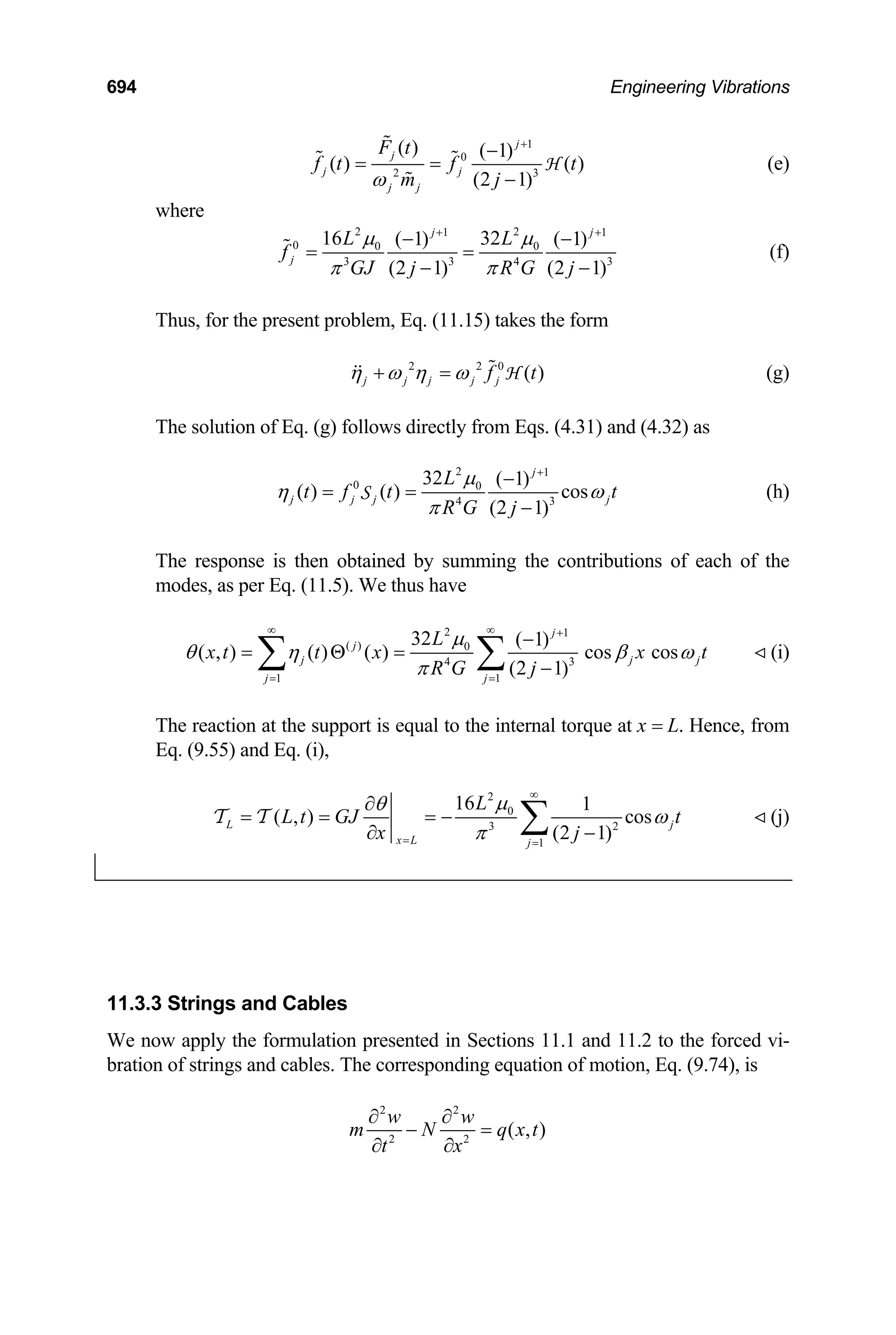 Engineering Vibrations Engineering Vibrations