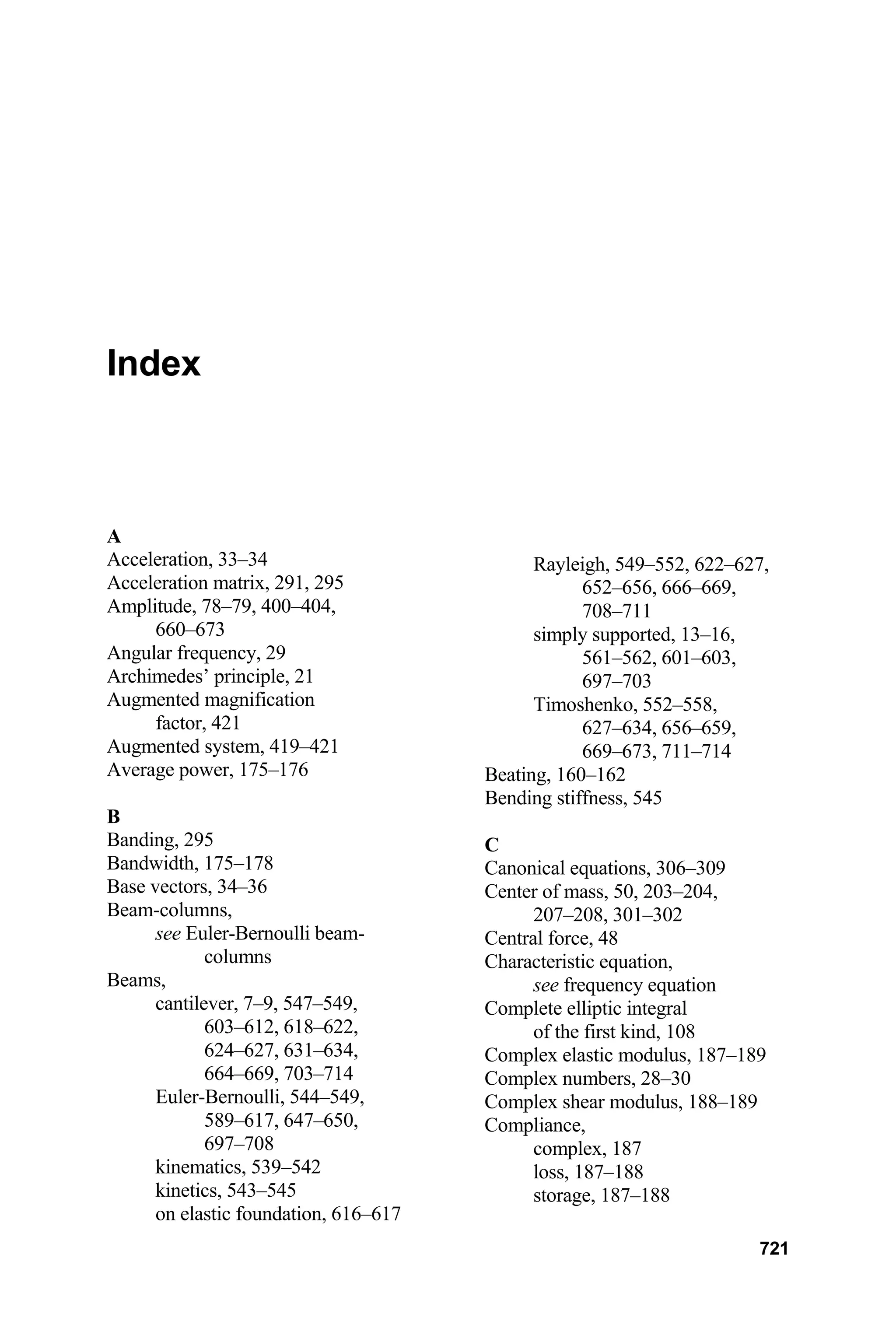 Engineering Vibrations Engineering Vibrations