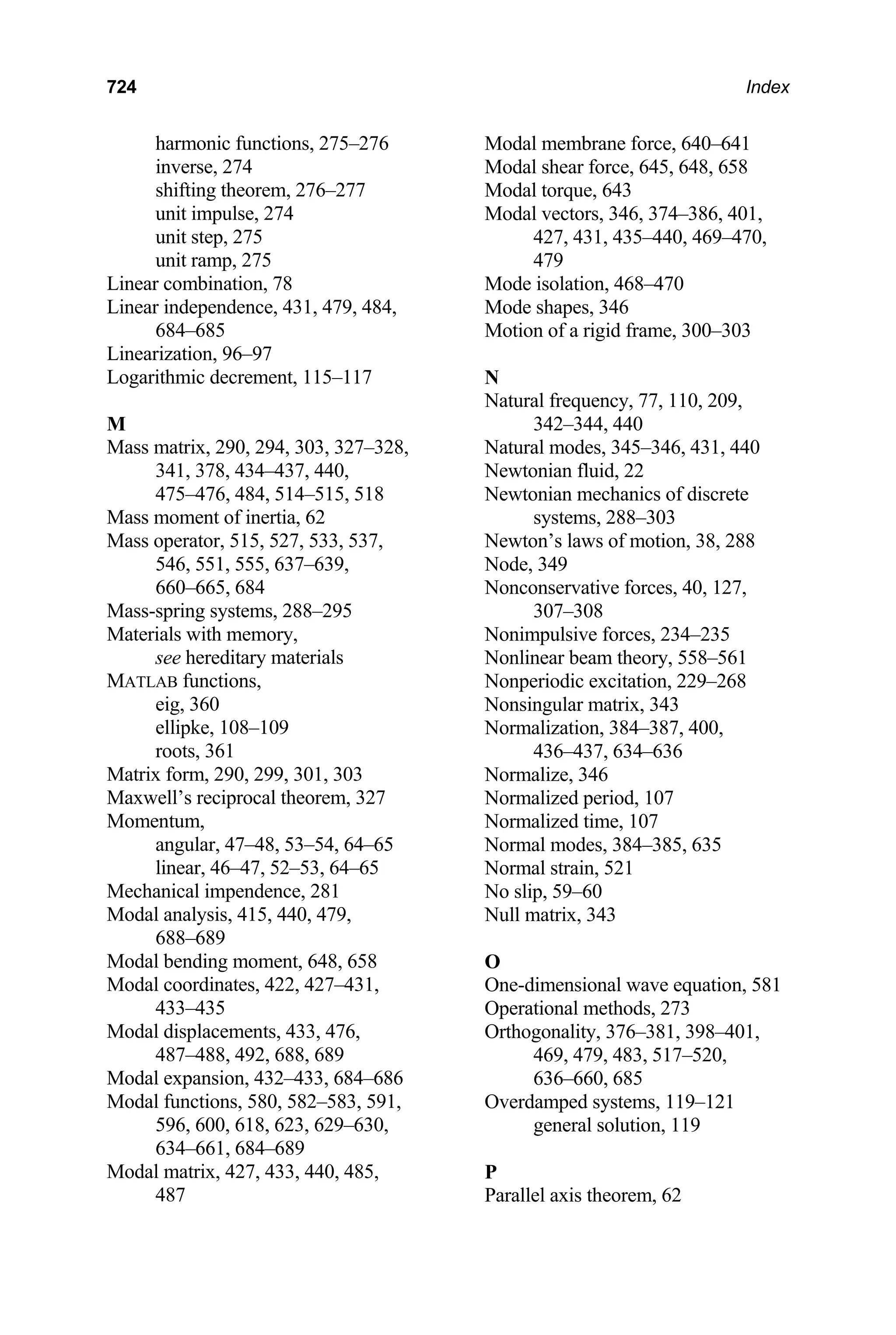 Engineering Vibrations Engineering Vibrations