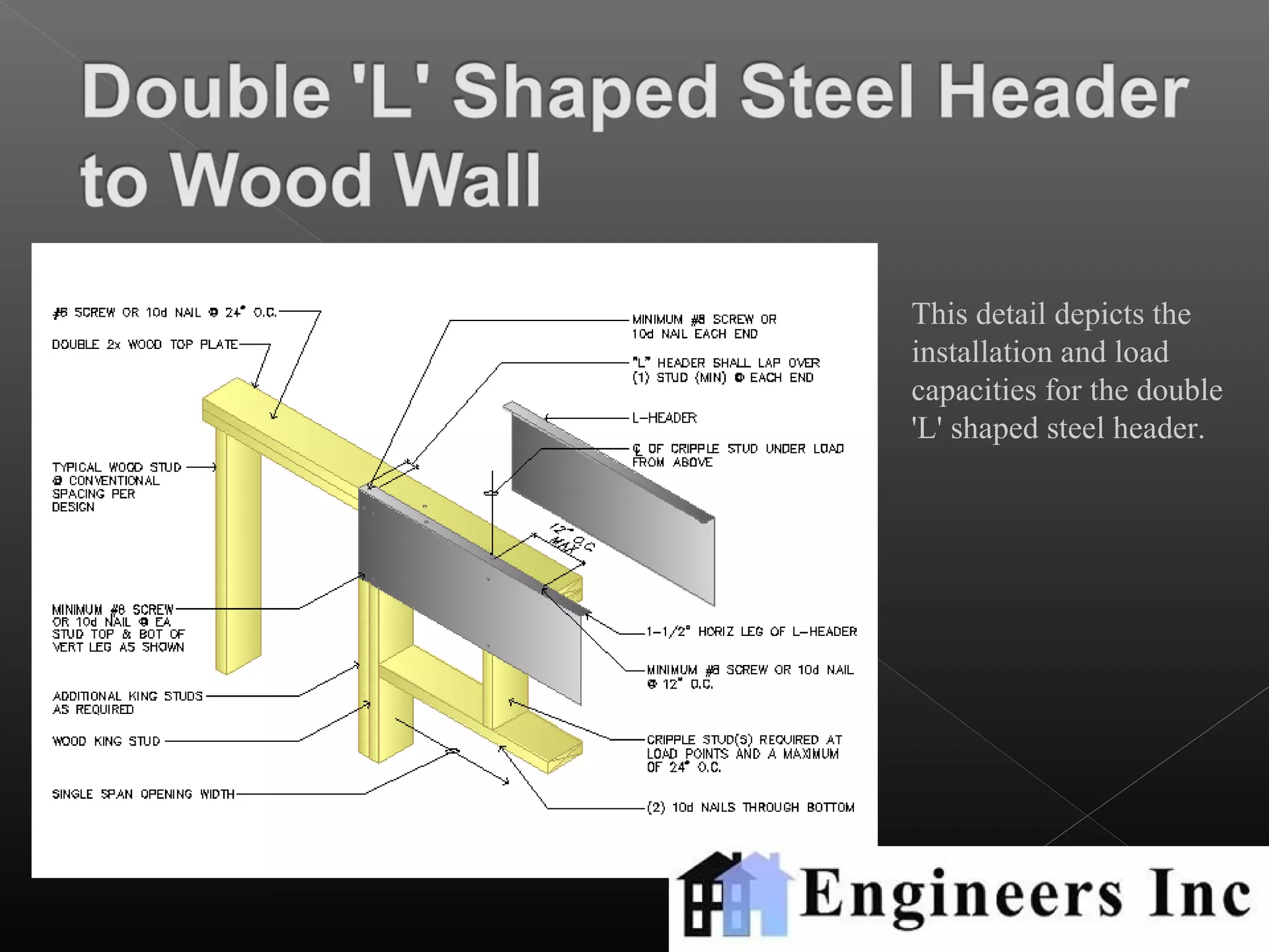 LGS connectors and fasteners detailing and drawing-Engineers Inc | PPT
