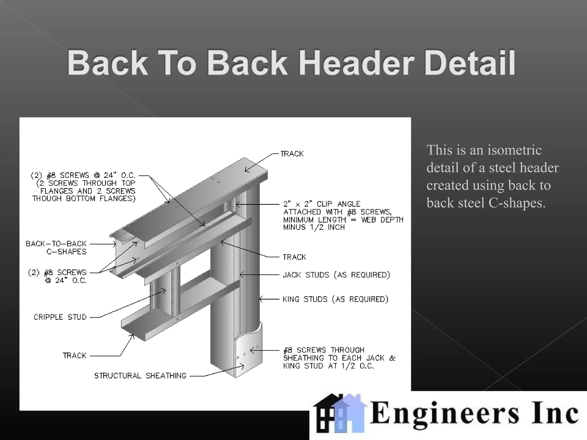 LGS connectors and fasteners detailing and drawing-Engineers Inc | PPT