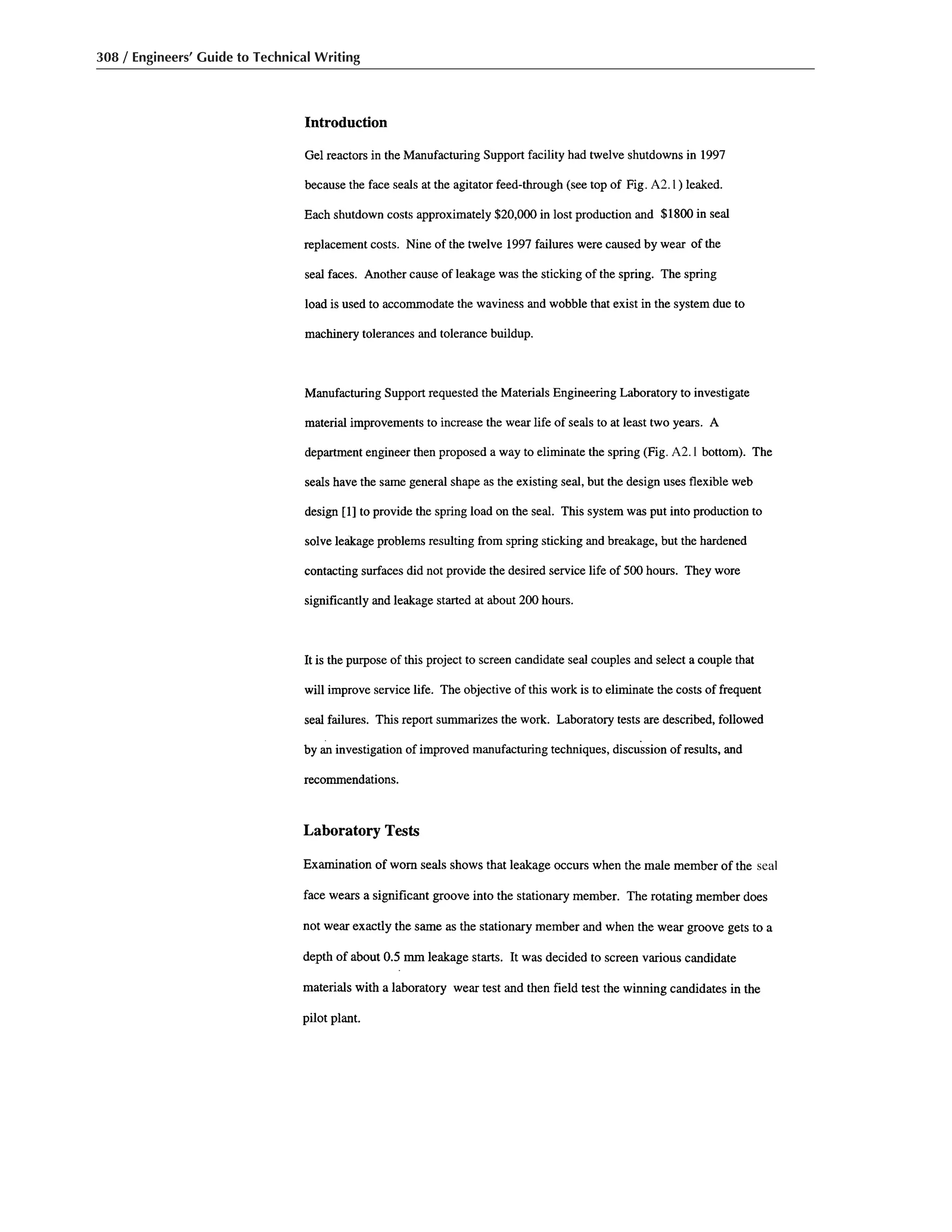 308 / Engineers’ Guide to Technical Writing
 